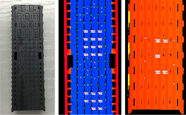 连接头针脚高度差检测