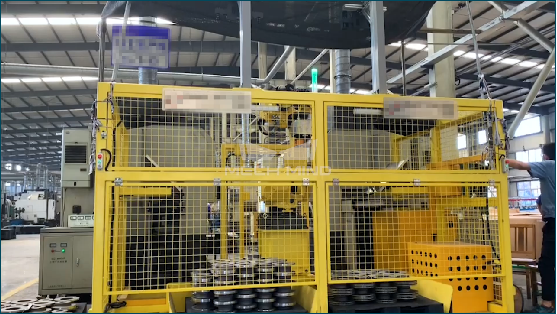 汽车刹车盘机器人定位抓取上料