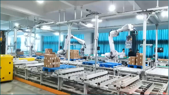 物流行业机器人拆码垛视觉引导