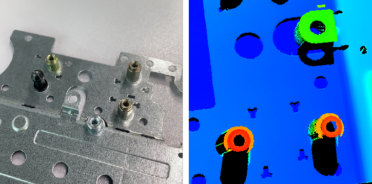  五件小件螺柱高度检测