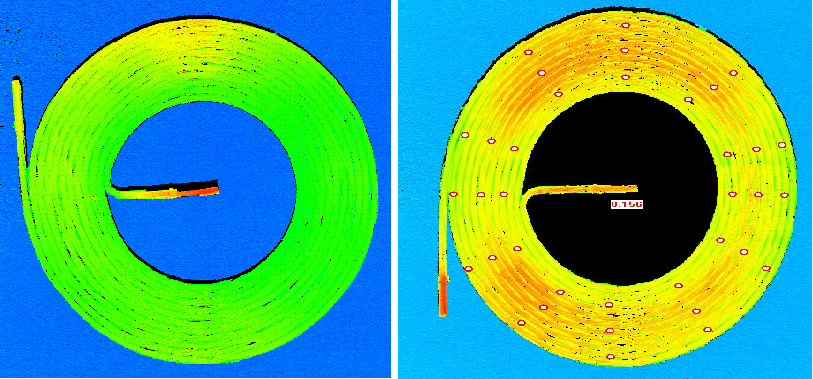 线圈平面度检测
