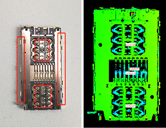 针脚平面度测量
